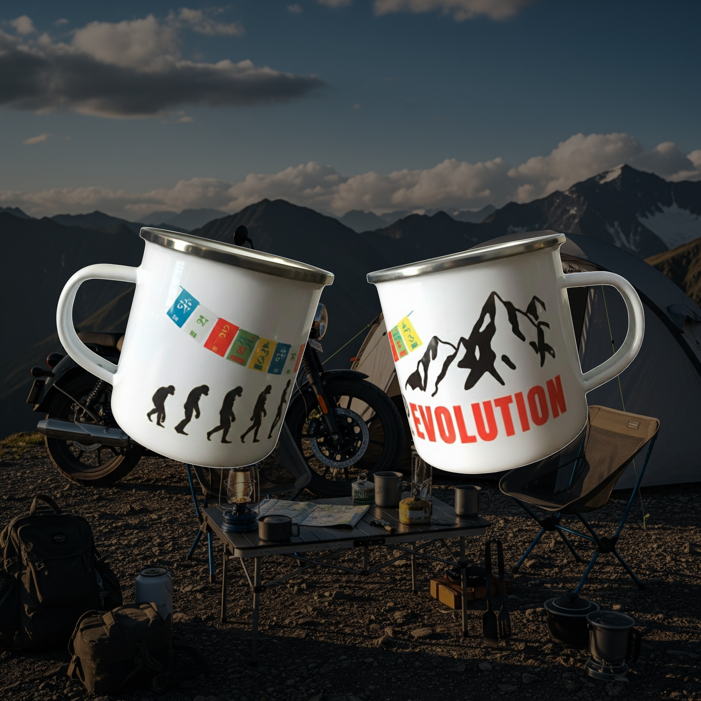 Evolution Enamel Mug